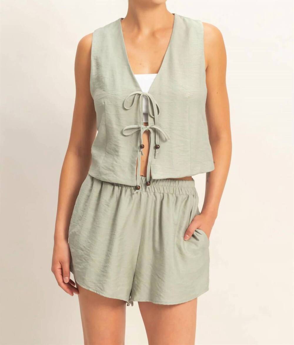 NEW HYFVE already on vacation set in sage green